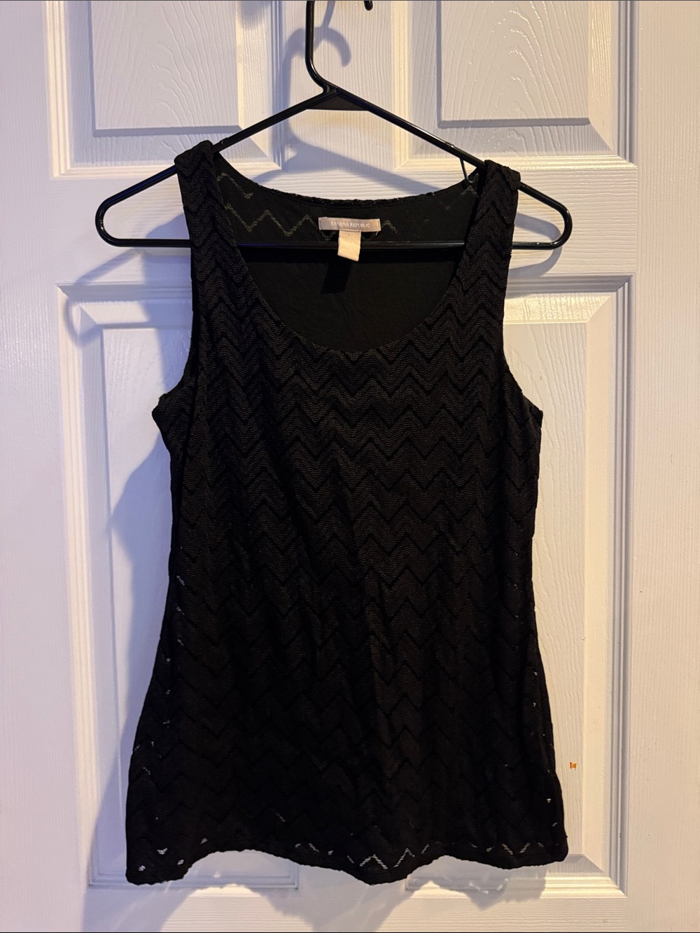 Banana Republic Women's Black Lined Tank Size Small